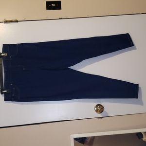 Brand New Never Worn Serra  Blue Jean Leggings Sz L with Real Pockets/Belt Loops